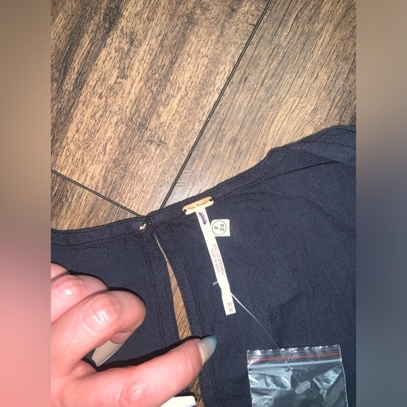 NWOT Free People Natalya Maxi Dress Black M $150 boho 90s spring boho 90s casual - Picture 7 of 8